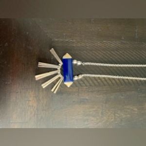 Blue and Gold Necklace